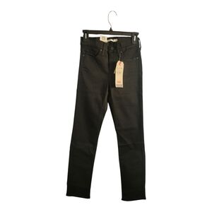 Levi's Shaping Slim Black Mid-Rise Skinny Jeans Sleek Fit | Size 25 X 30